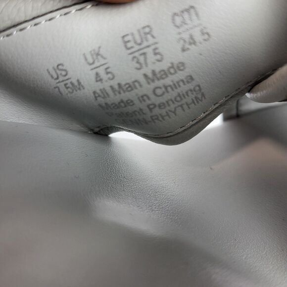 Naturalizer Women's Genn Rhythm Criss Cross Front Slip On Heels Shoes Gray 7.5 - Picture 9 of 11